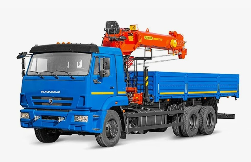 Бортовой автомобиль КАМАЗ 65117 с КМУ Инман ИТ-150